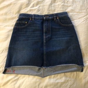 SAINT LAURENT Denim Skirt